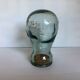 Green glass head