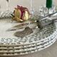 4 English dinner plates.