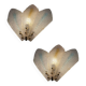 Appliques en Verre de Murano Lot de 2