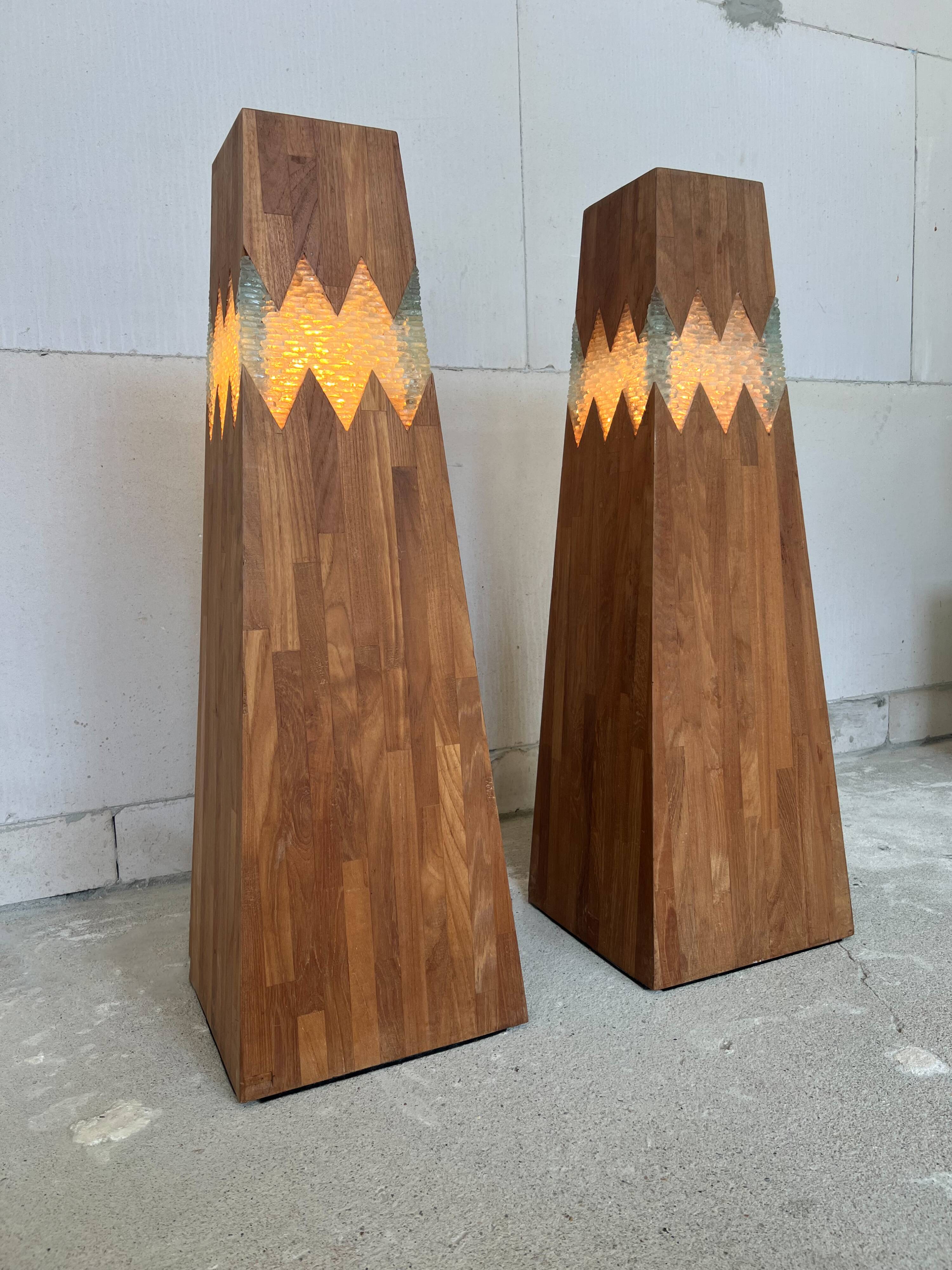 Lampes de sol architecturales des années 1980 : un héritage de lumière d'Anvers