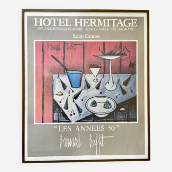 Poster exhibition Bernard Buffet - La Baule 1980