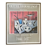 Poster exhibition Bernard Buffet - La Baule 1980