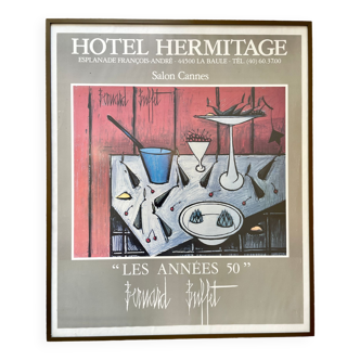 Poster exhibition Bernard Buffet - La Baule 1980