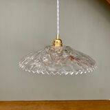 Vintage glass lampshade pendant light - tableware collection -