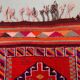 Vintage Turkish  Tribal Runner 417x94 cm veg dye wool rug tribal, handmade