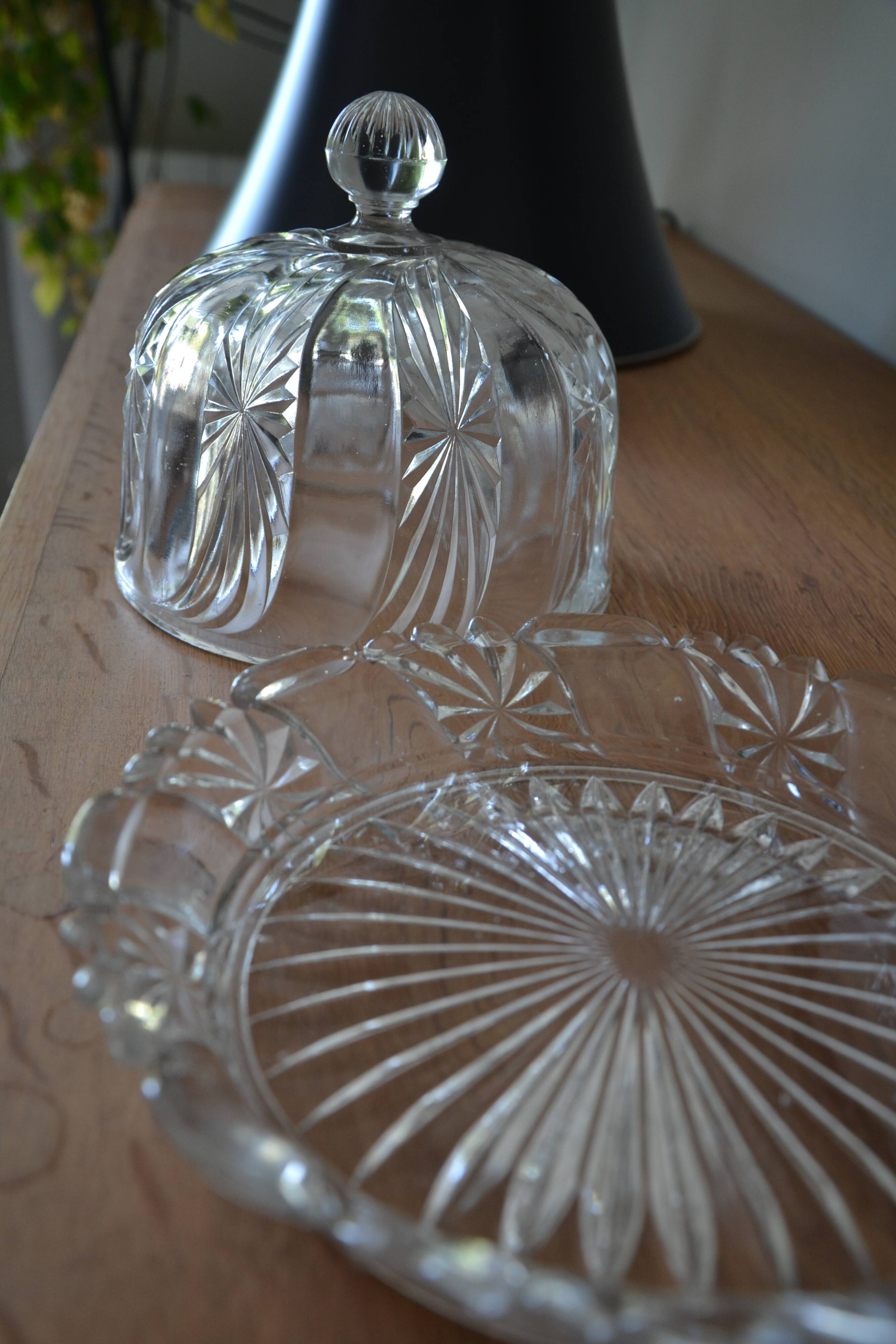Cloche en cristal Val St Lambert