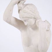 Sculpture – Female figure – Partially undressed – Biscuit porcelain – 1920s – Rare size