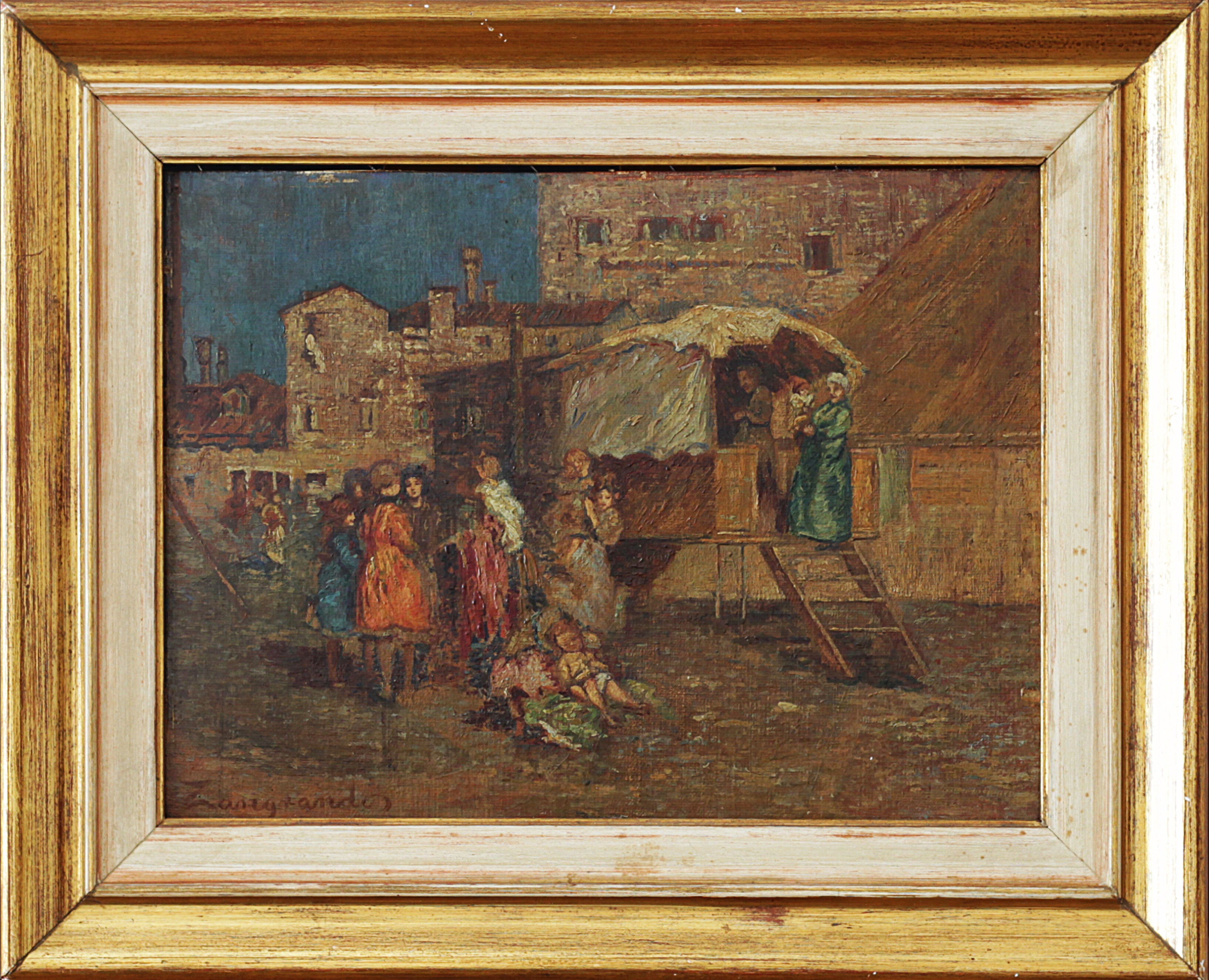 Countryside Landscapes Giovanni Zangrando   (Trieste, 1867 – 1941),