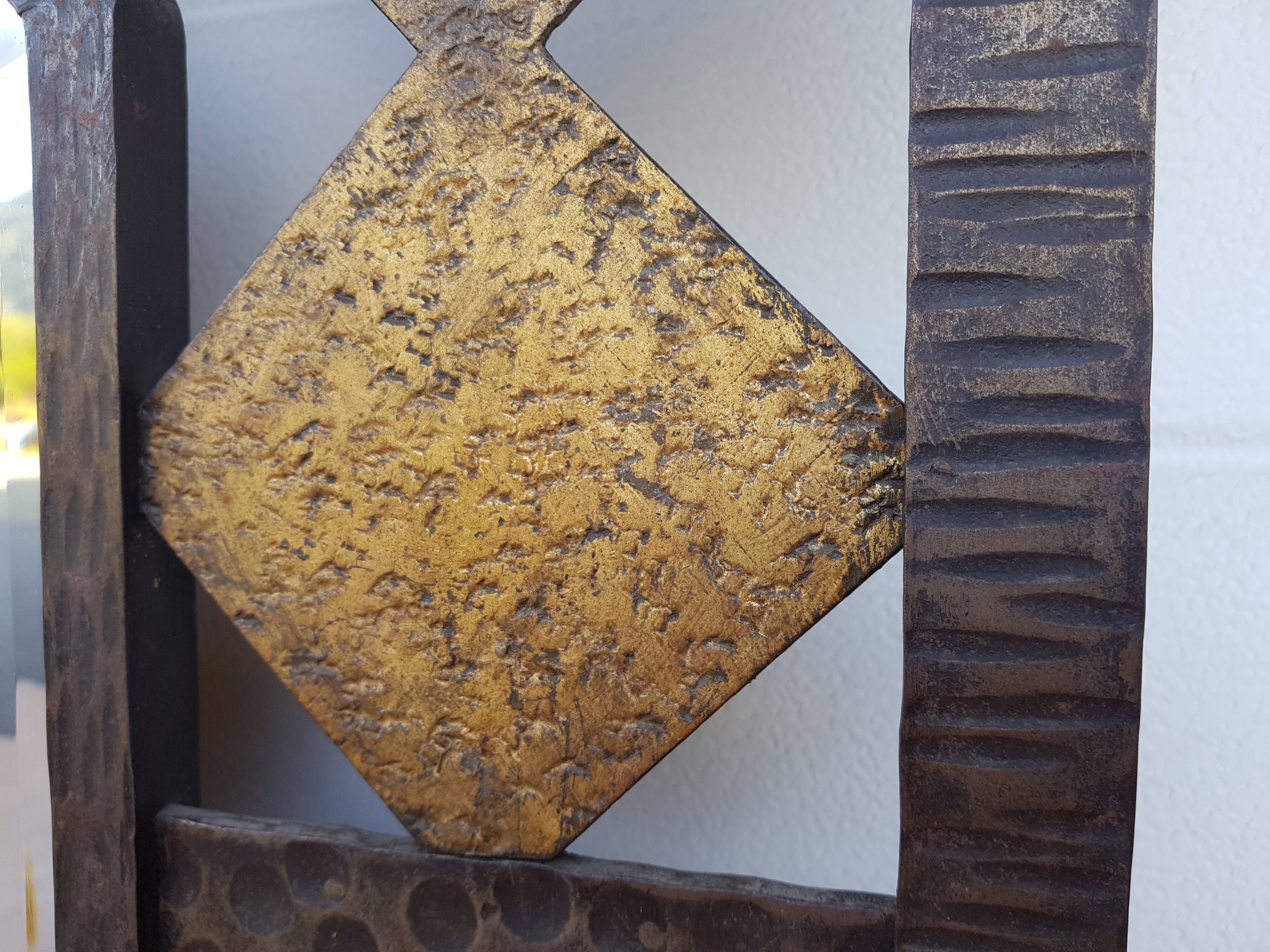 Iron iron wall coat rack 1930