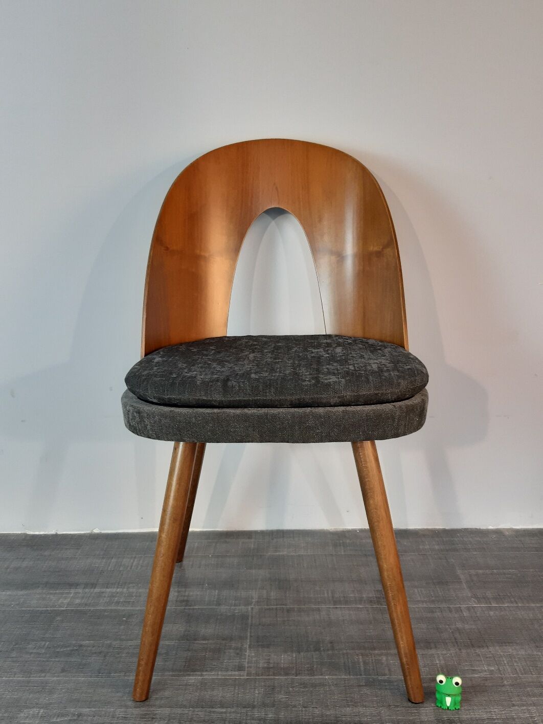 Set 6 chairs Walnut Suman by MIER, Mid-Century Czechoslovakia 1960 s