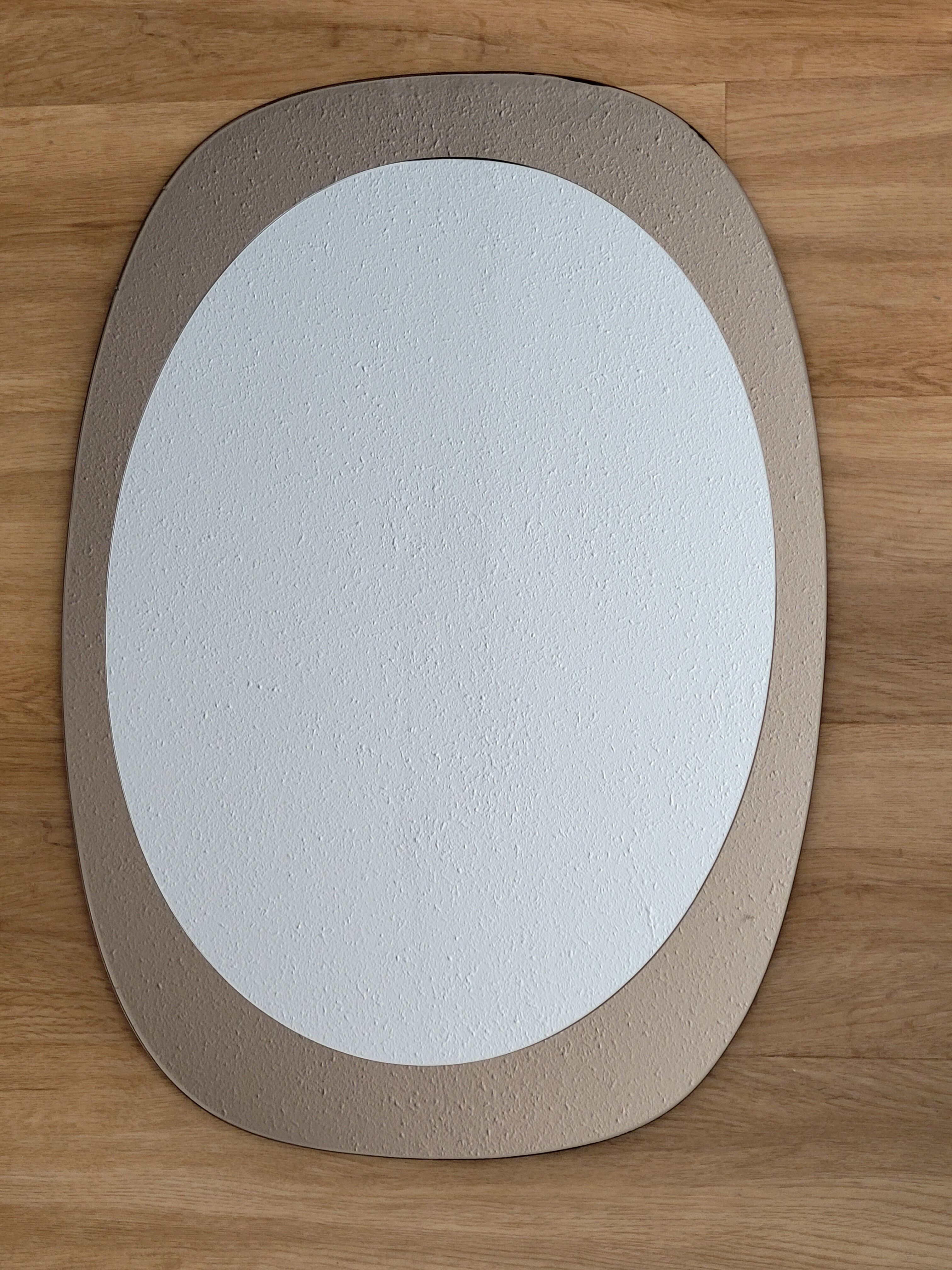 Two-tone wall mirror vintage design Italy