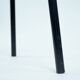 6 Linea Veam leather tripod chairs, Italy 1980s