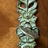 Empire library in varnished mahogany around 1950