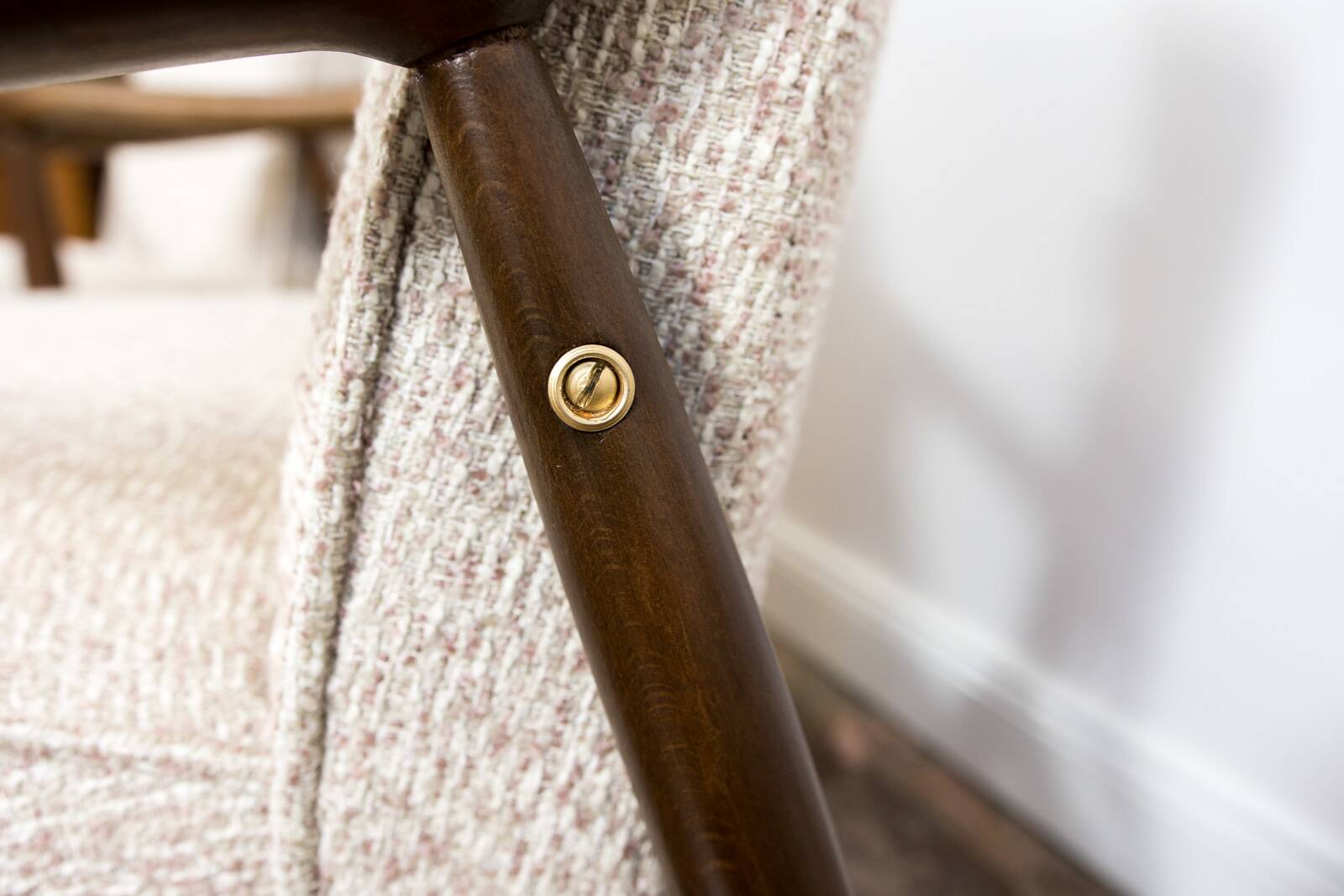 Pair of GFM-87 armchairs by Juliusz Kędziorek, GFM, Poland, 1960s