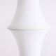 Enrico Tronconi "Bamboo" floor lamp, in white opaline glass. 1970s.