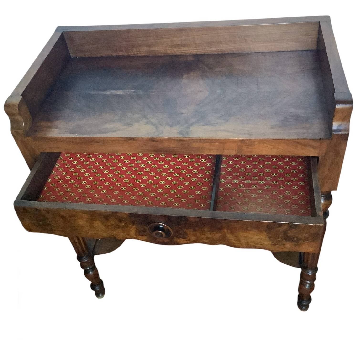 Small vintage dressing table with drawer