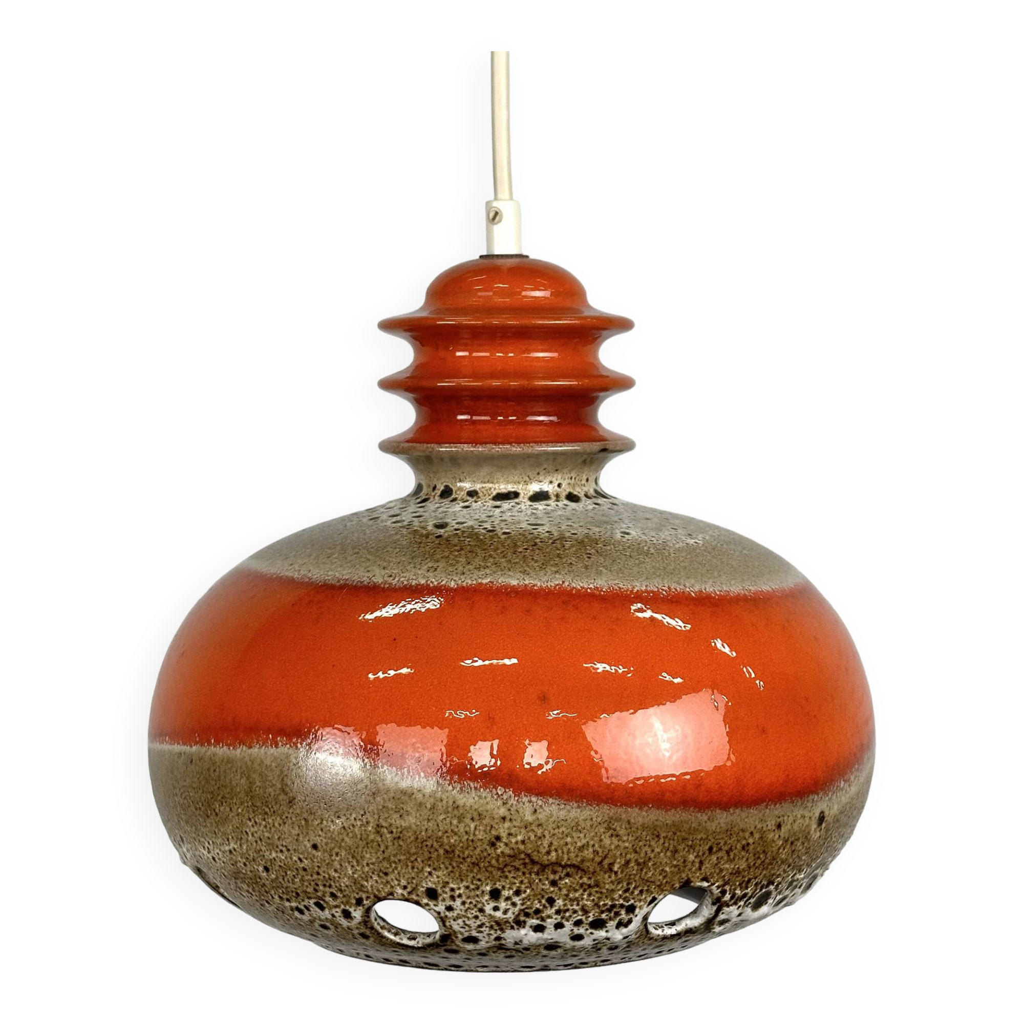 Fat Lava vintage hanging lamp (2 pieces available)