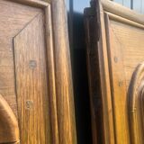 Antique oak doors