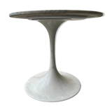 Table design foot tulip top marble