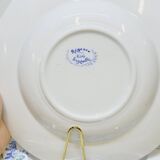 9 Antique KG Lunéville Plates, Regence Model