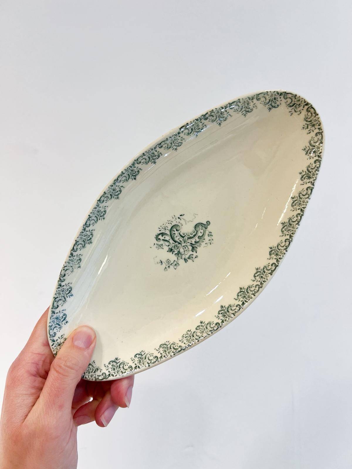 Old Ravier Iron Earth - Gien Earthenware Factory