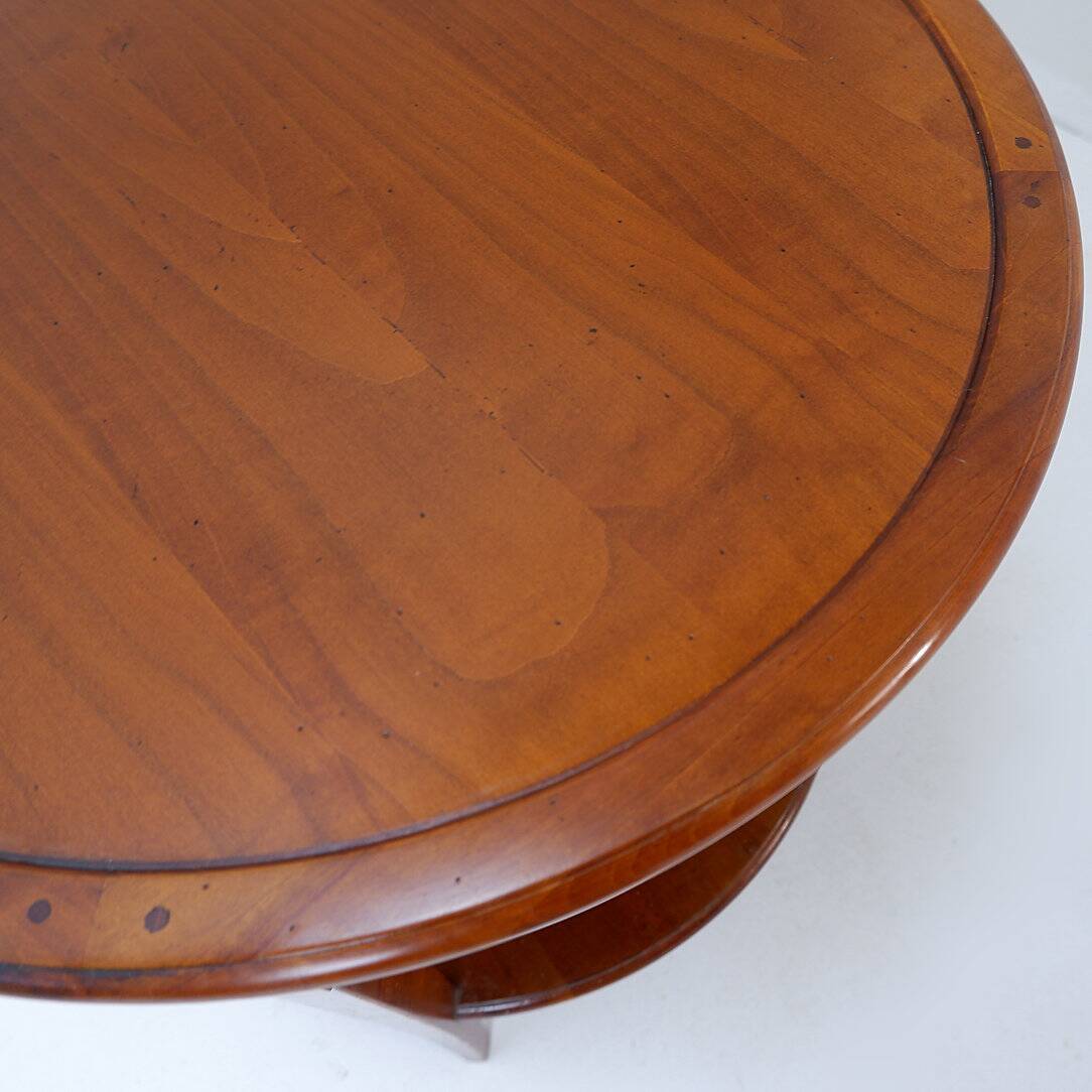 Table d'appoint ronde, 4 tiroirs, XXème s.