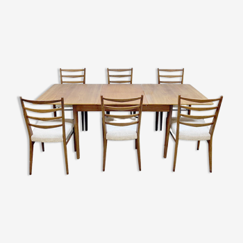Table & chaises de Cees Braakman pour Pastoe