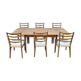 Table & chaises de Cees Braakman pour Pastoe