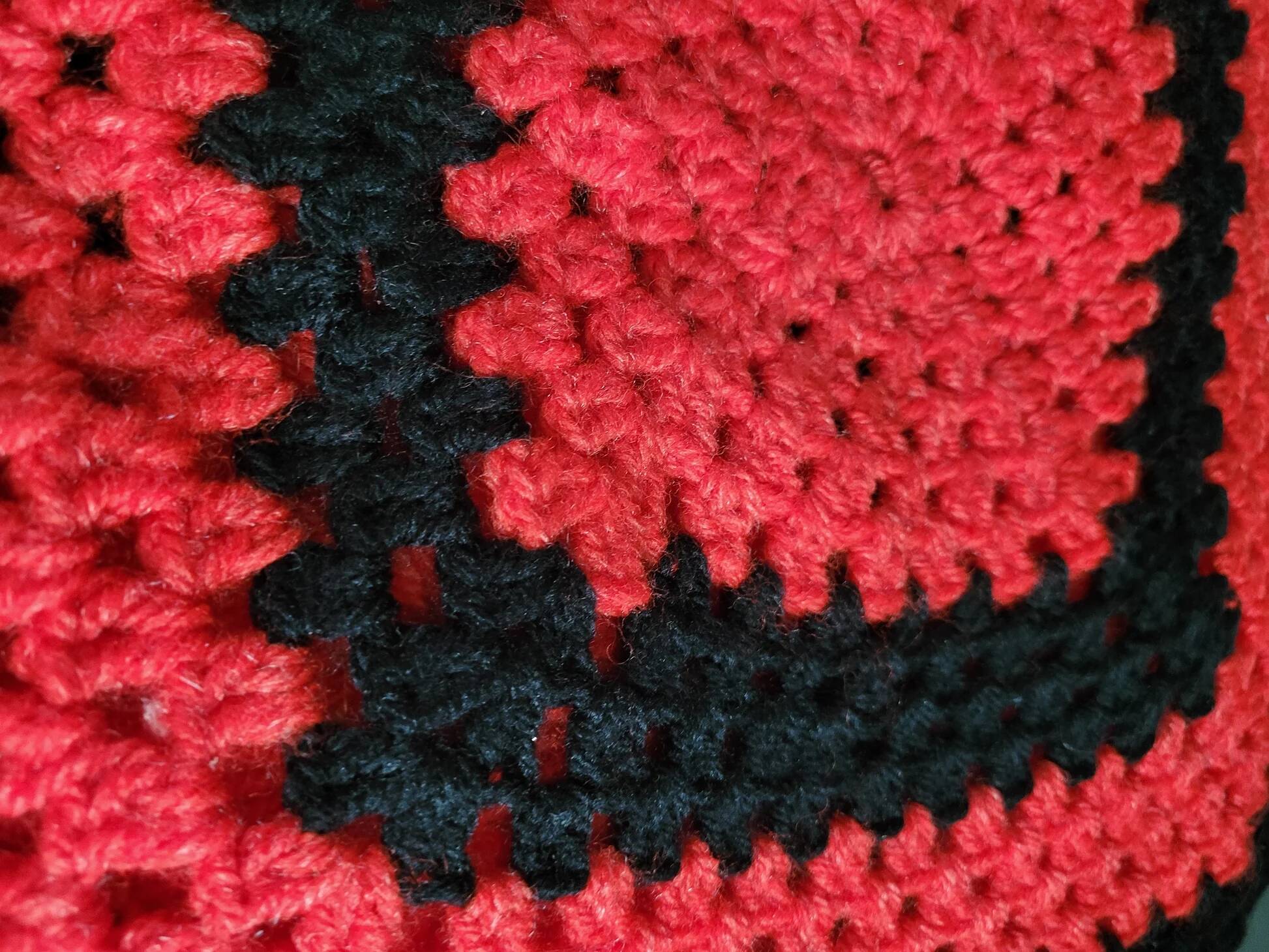 Crochet cushion cover 35x35