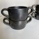 Set of 4 handled bowls Robert Picault 1960 Vallauris