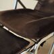 Brown velour armchair, Danish design, 1970s, production: Denmark