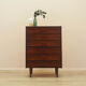 Rosewood chest of drawers, Danish design, 1970s, made in Denmark
