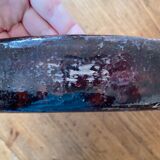 Vintage: Large oval clay gratin dish