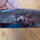 Vintage: Large oval clay gratin dish