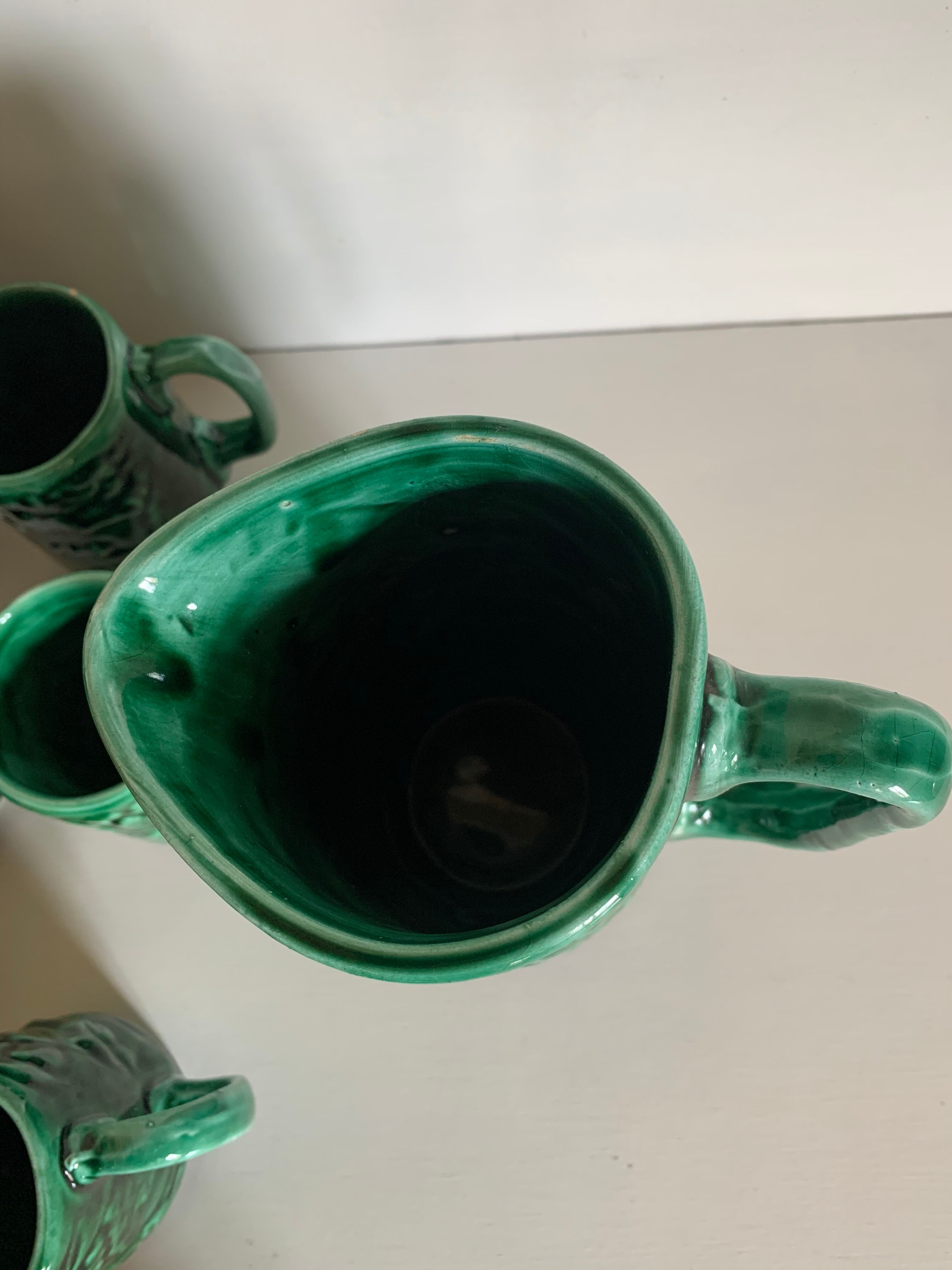 Service at orangeade art deco ceramic