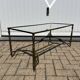 gold-plated brass coffee table