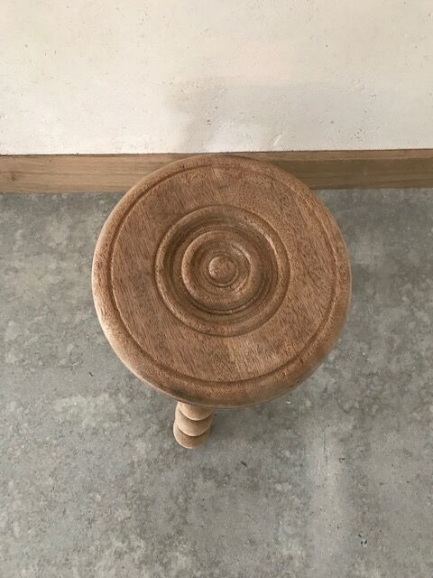 Raw tripod stool