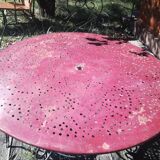 Old metal garden room