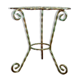 Wrought iron plant holder