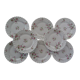 8 assiettes plates Haviland 426112 Sylvie fleurs petites roses  Limoges