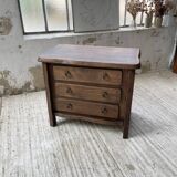 Solid elm aranjou chest of drawers