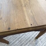 Oak desk with spindle legs, 1950s