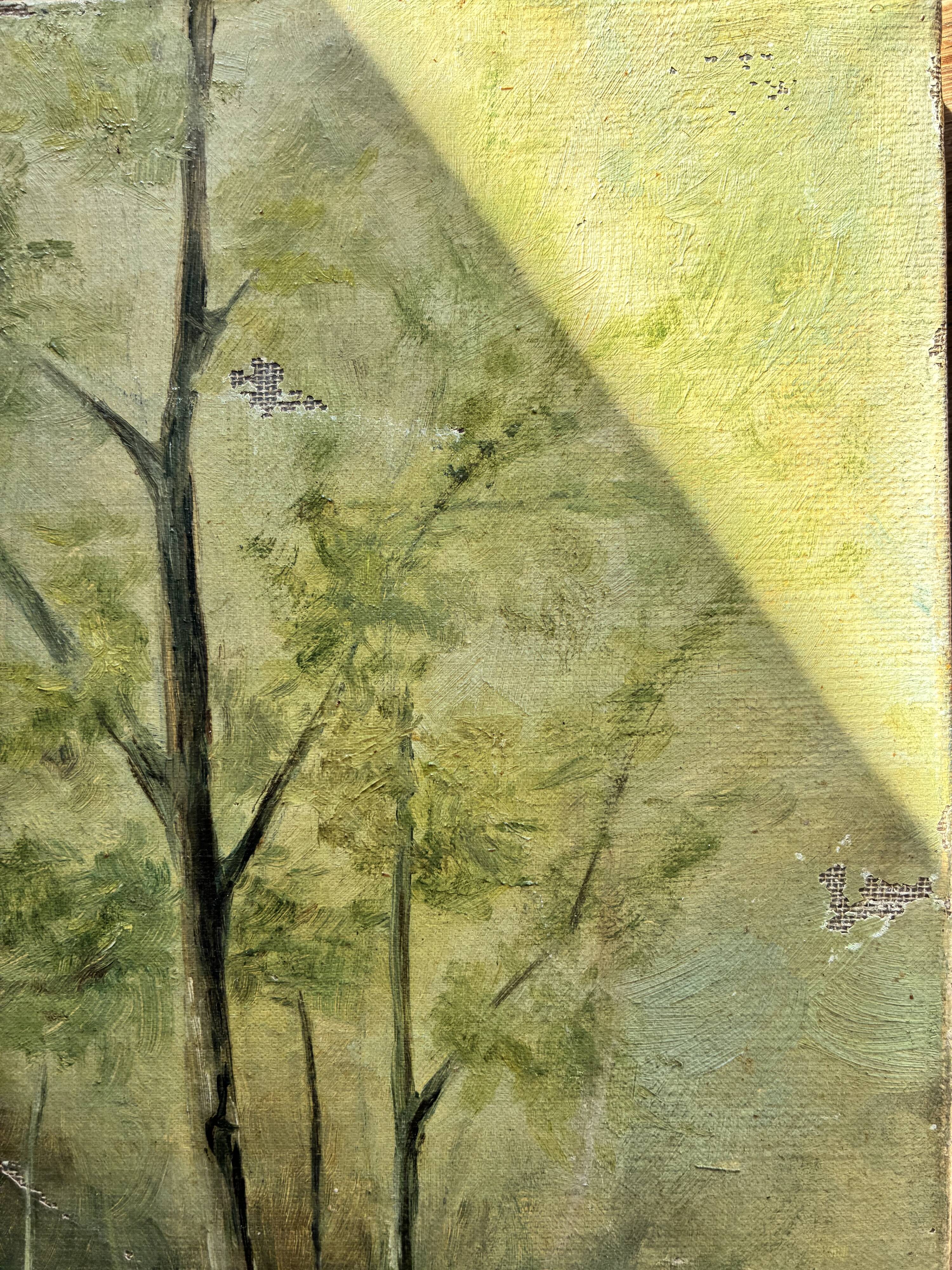 Oil painting on canvas from the early 20th century.