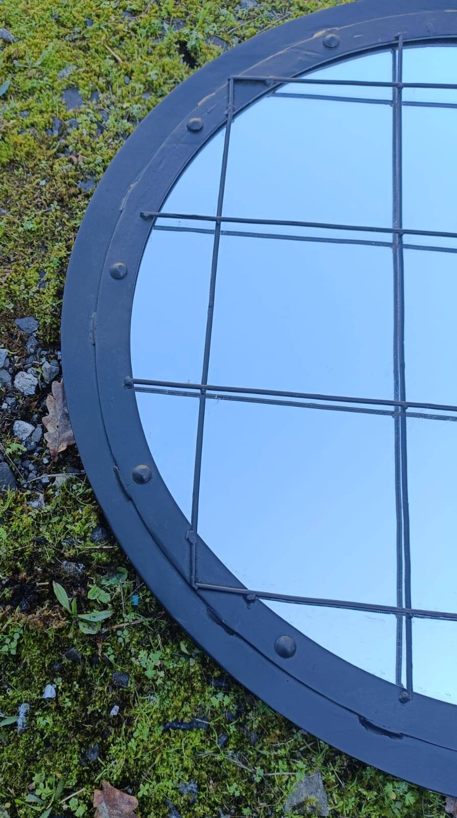 Miroir rond industriel