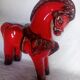 Bitossi - Aldo Londi - Red Roman Horse - glazed ceramic