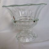 Cup on glass stand 22cm high