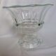 Cup on glass stand 22cm high