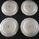 Set of 4 blue l'amandinoise Prestige plates