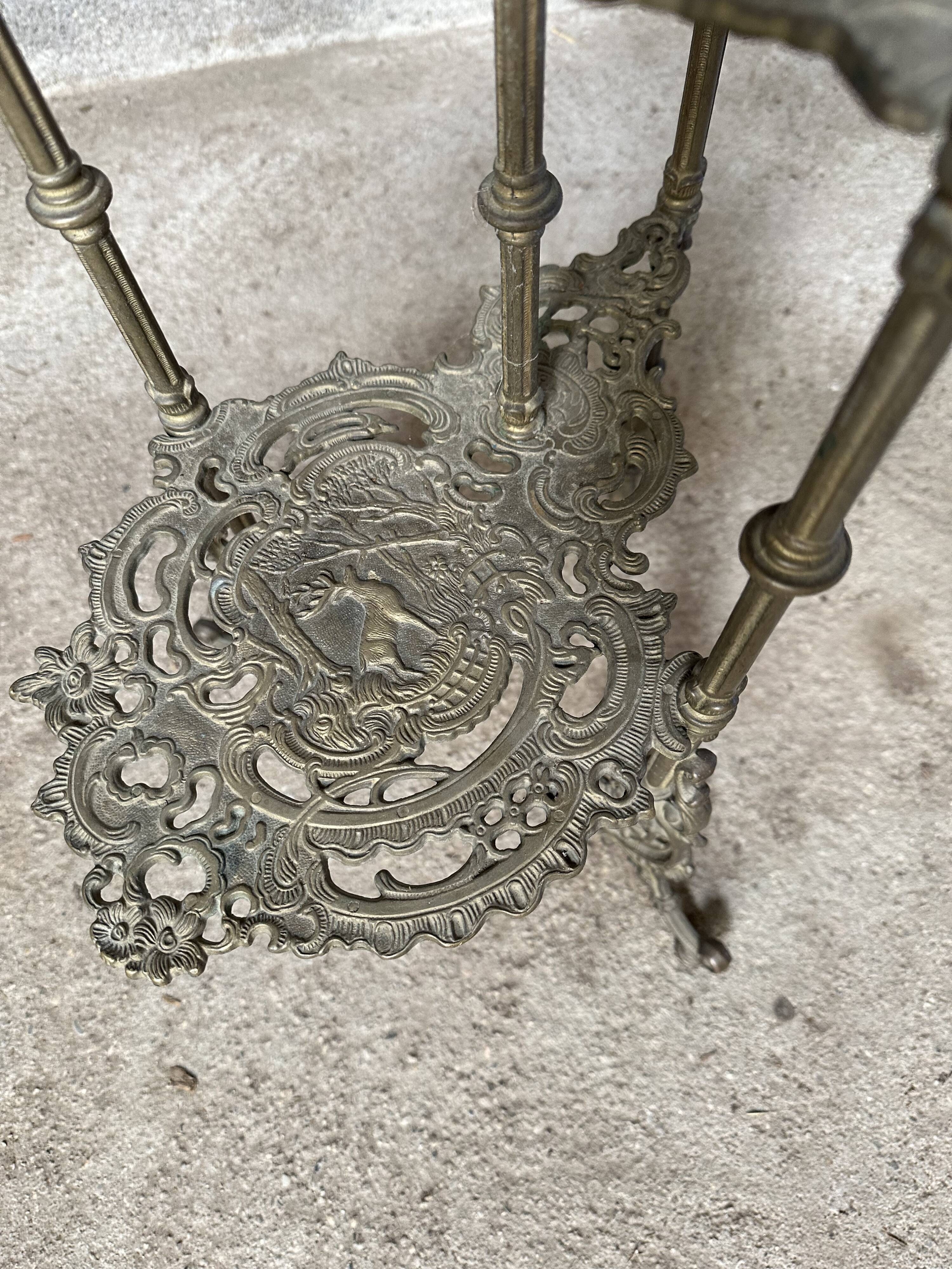 Vintage brass harness