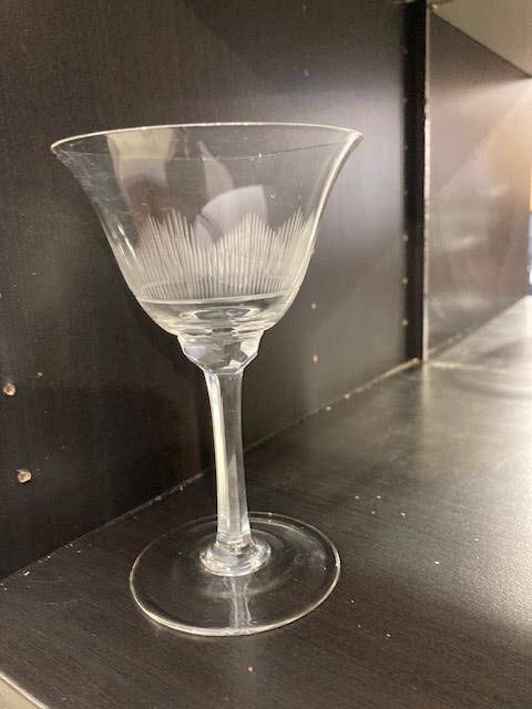 Art Deco crystal service